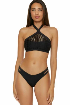 Becca CASTAWAY HI-NECK TOP |AZALEA|BLACK Discount
