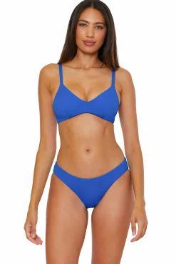 Becca CC REVERSIBLE BRA TOP |PUNCH/CORAL ROSE|OCEAN/OASIS