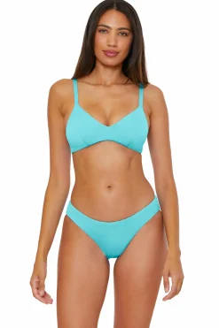 Becca CC REVERSIBLE BRA TOP |PUNCH/CORAL ROSE|OCEAN/OASIS
