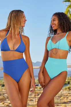 Becca CC REVERSIBLE TRI TOP |PUNCH/CORAL ROSE|OCEAN/OASIS