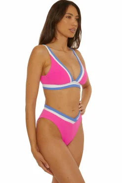 Becca COAST LINE HI-WAIST |ROSE BERRY|BLACK/TAN Hot