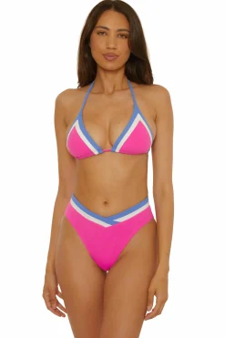 Becca COAST LINE TRIANGLE |ROSE BERRY|BLACK/TAN Clearance