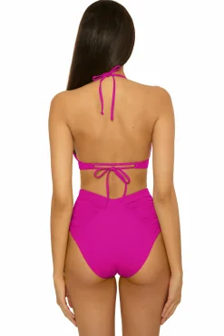 Becca COLOR CODE HALTER TOP |HIBISCUS|MEADOW New