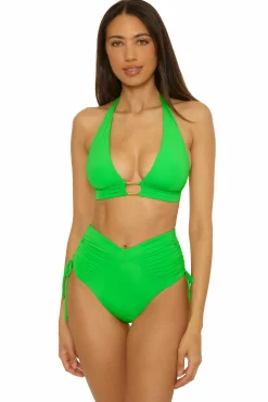 Becca COLOR CODE HALTER TOP |HIBISCUS|MEADOW New