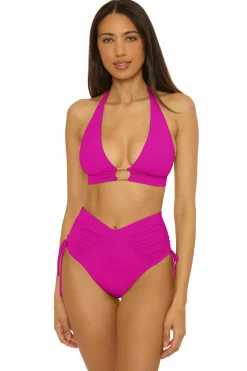 Becca COLOR CODE HALTER TOP |HIBISCUS|MEADOW New
