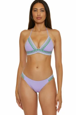 Becca FIESTA HALTER TOP |FIRE|BELLFLOWER Sale