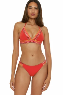 Becca FIESTA HALTER TOP |FIRE|BELLFLOWER Sale