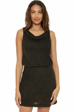 Becca GILDED DRESS |GOLD|BLACK