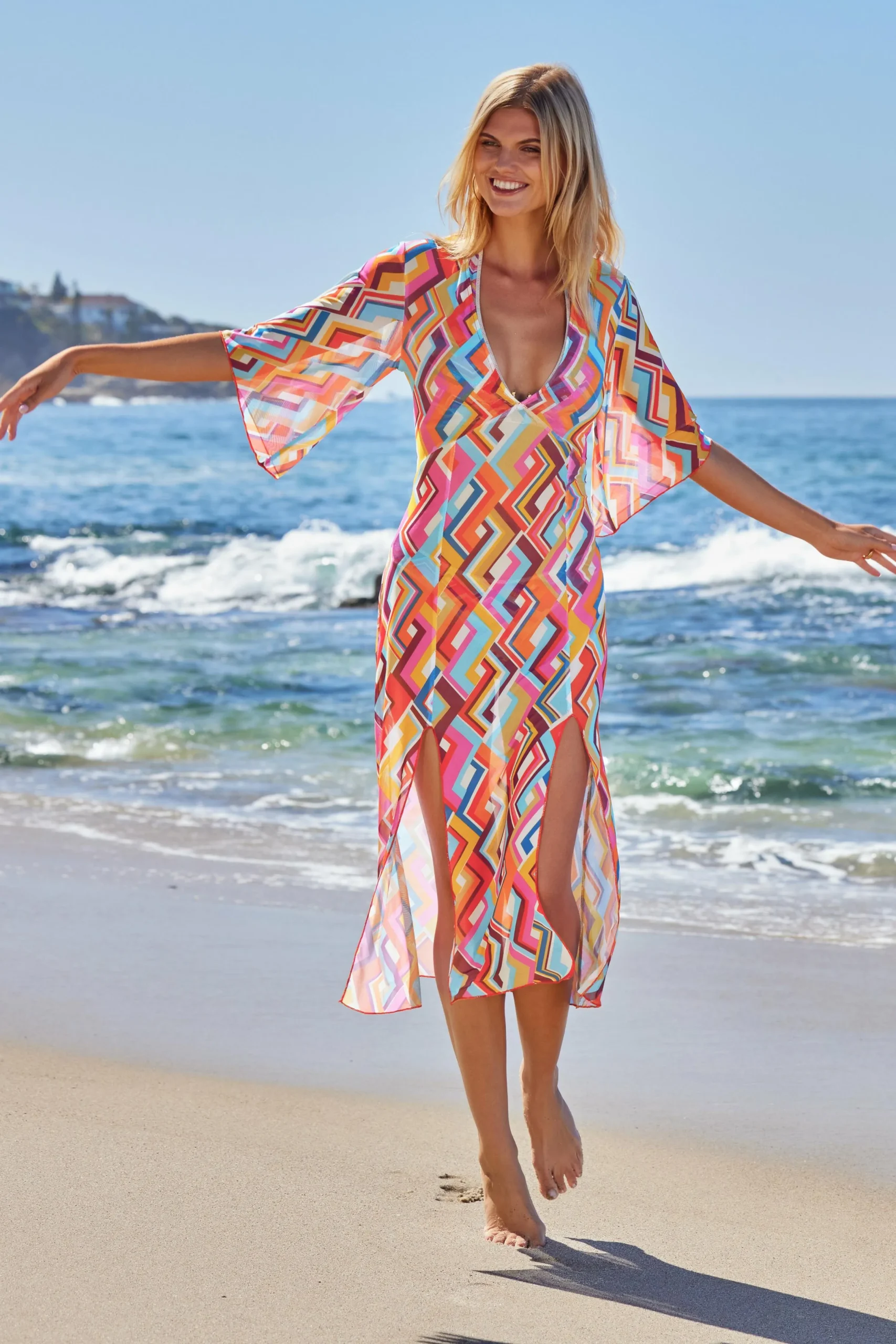 Becca LAS PALMAS MESH DRESS |MULTI Hot