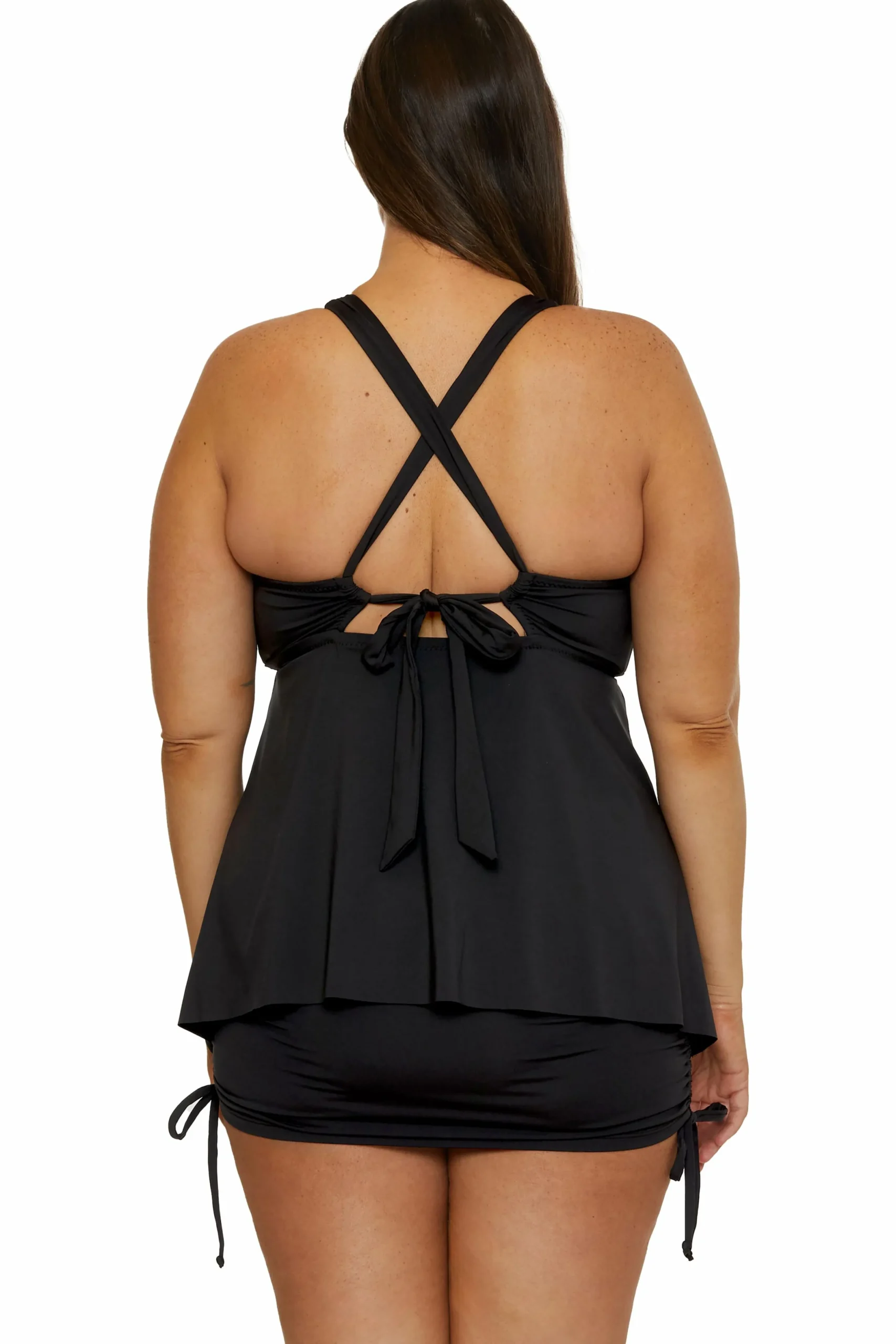 Becca MARBLE CANYON TANKINI |BLACK|AZALEA Clearance
