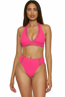 Becca MODERN EDGE HALTER |PUNCH|CORAL ROSE|AQUA SEA Clearance