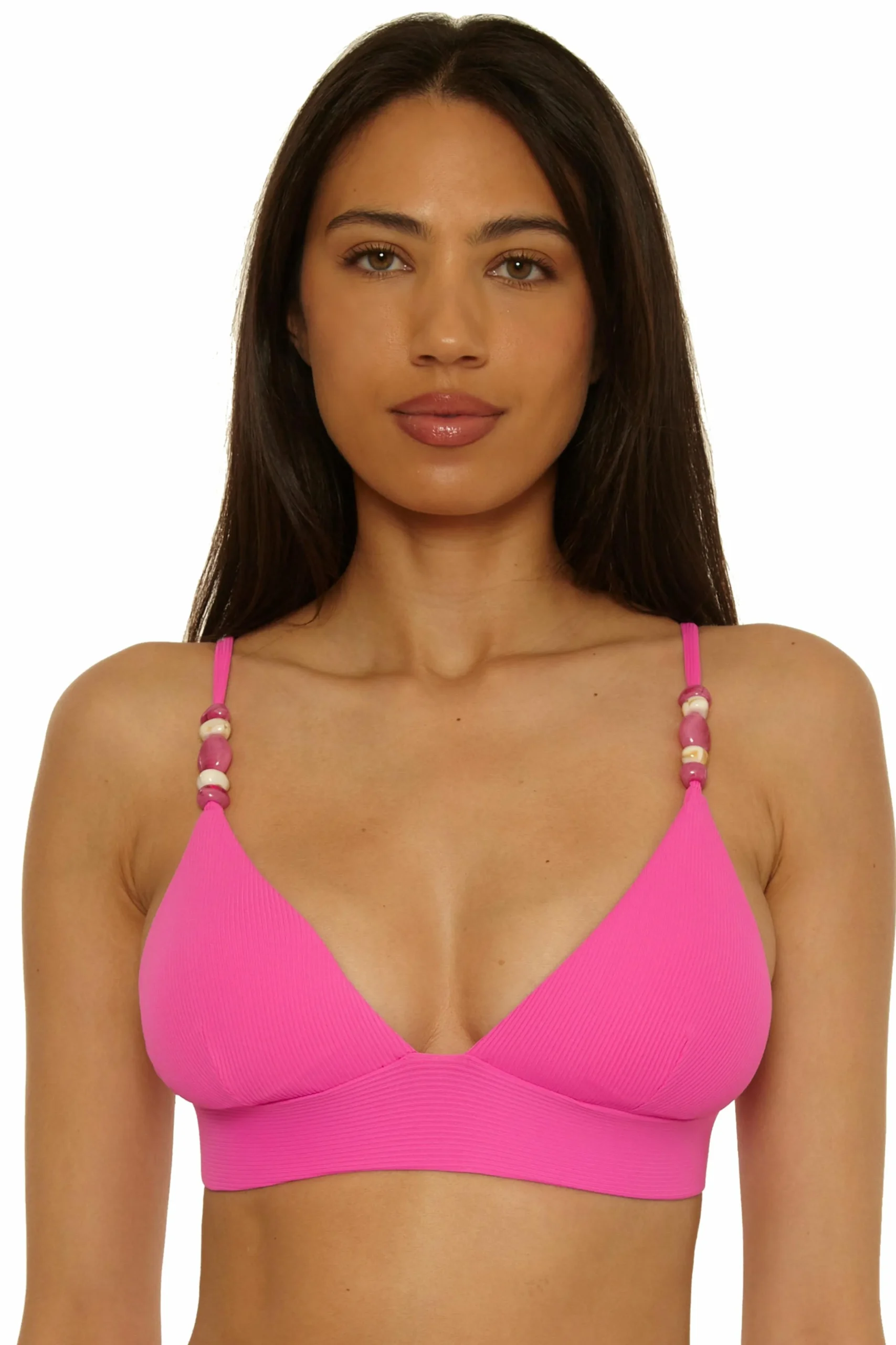 Becca MODERN EDGE HALTER |ROSE BERRY|WHITE