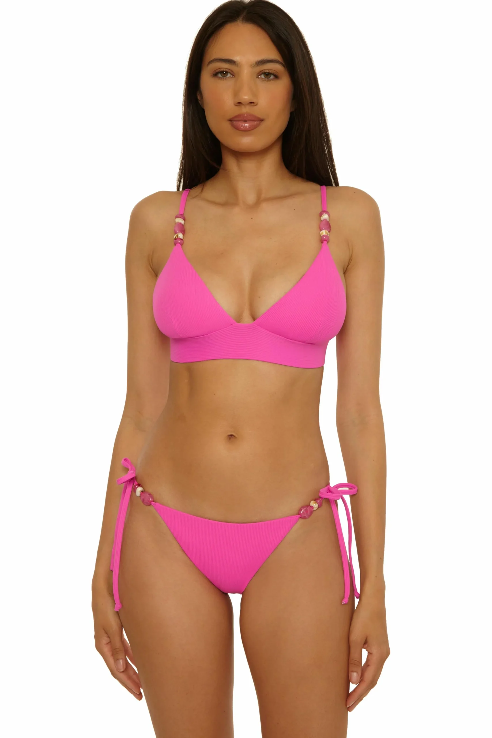 Becca MODERN EDGE HALTER |ROSE BERRY|WHITE