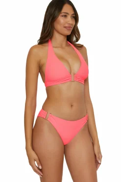 Becca MODERN EDGE HALTER |PEACOCK|BLACK|CORAL REEF Hot