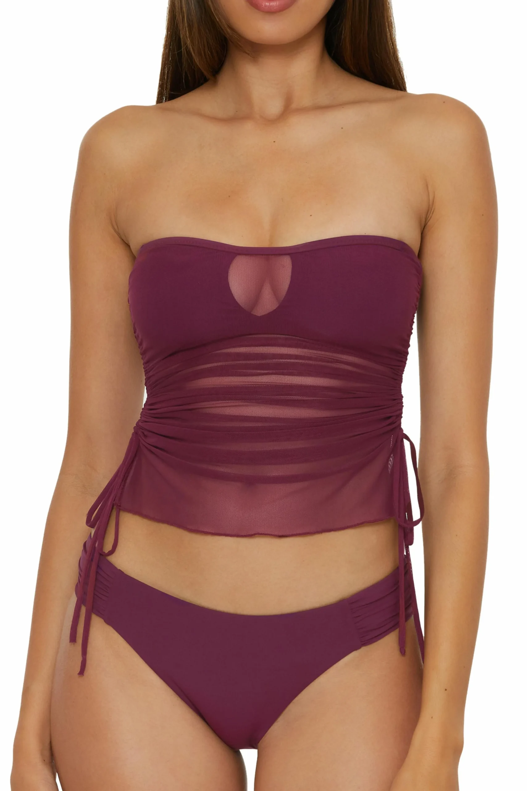 Becca MUSE BANDEAU TANKINI |AUBERGINE|BLACK Best