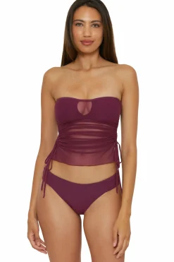 Becca MUSE BANDEAU TANKINI |AUBERGINE|BLACK Best