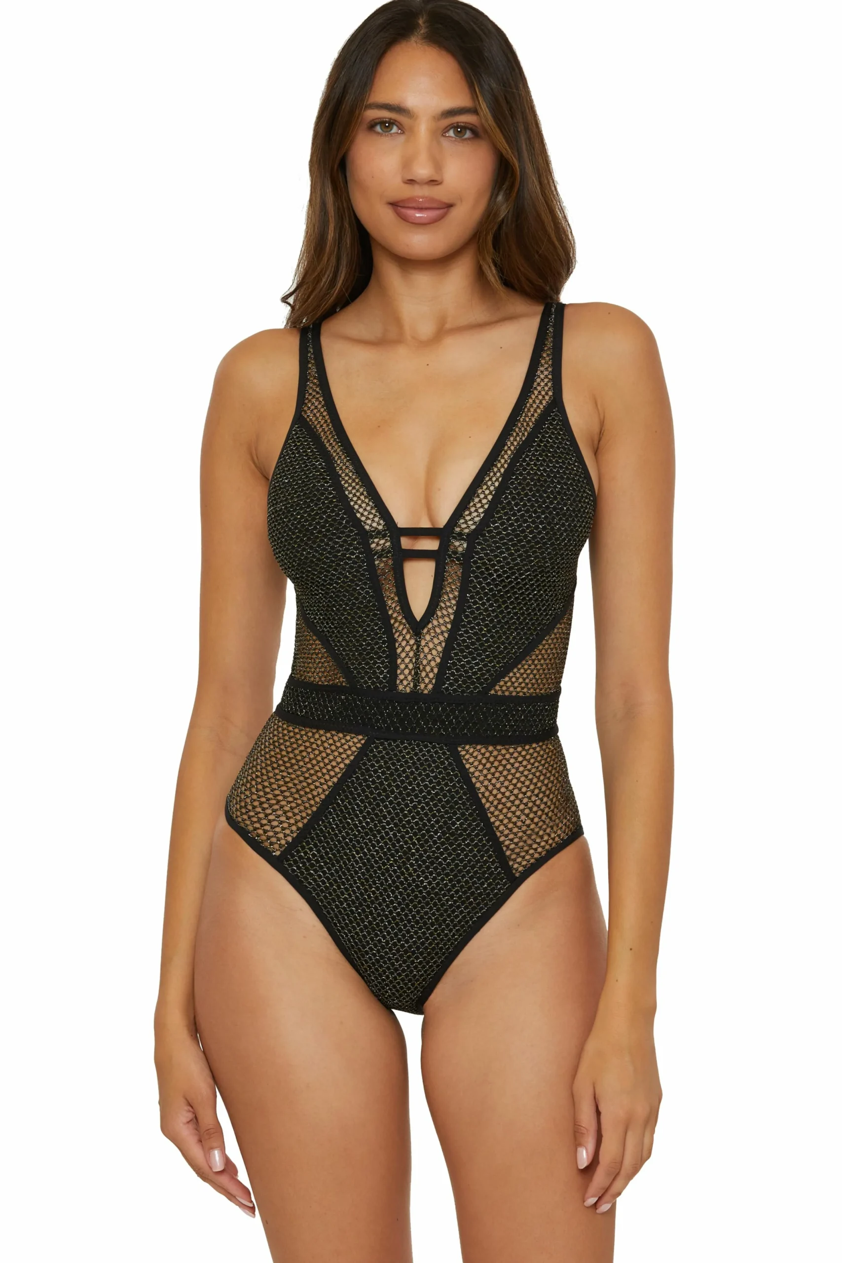 Becca NETWORK 1PC PLUNGE |ECRU|BLACK Hot