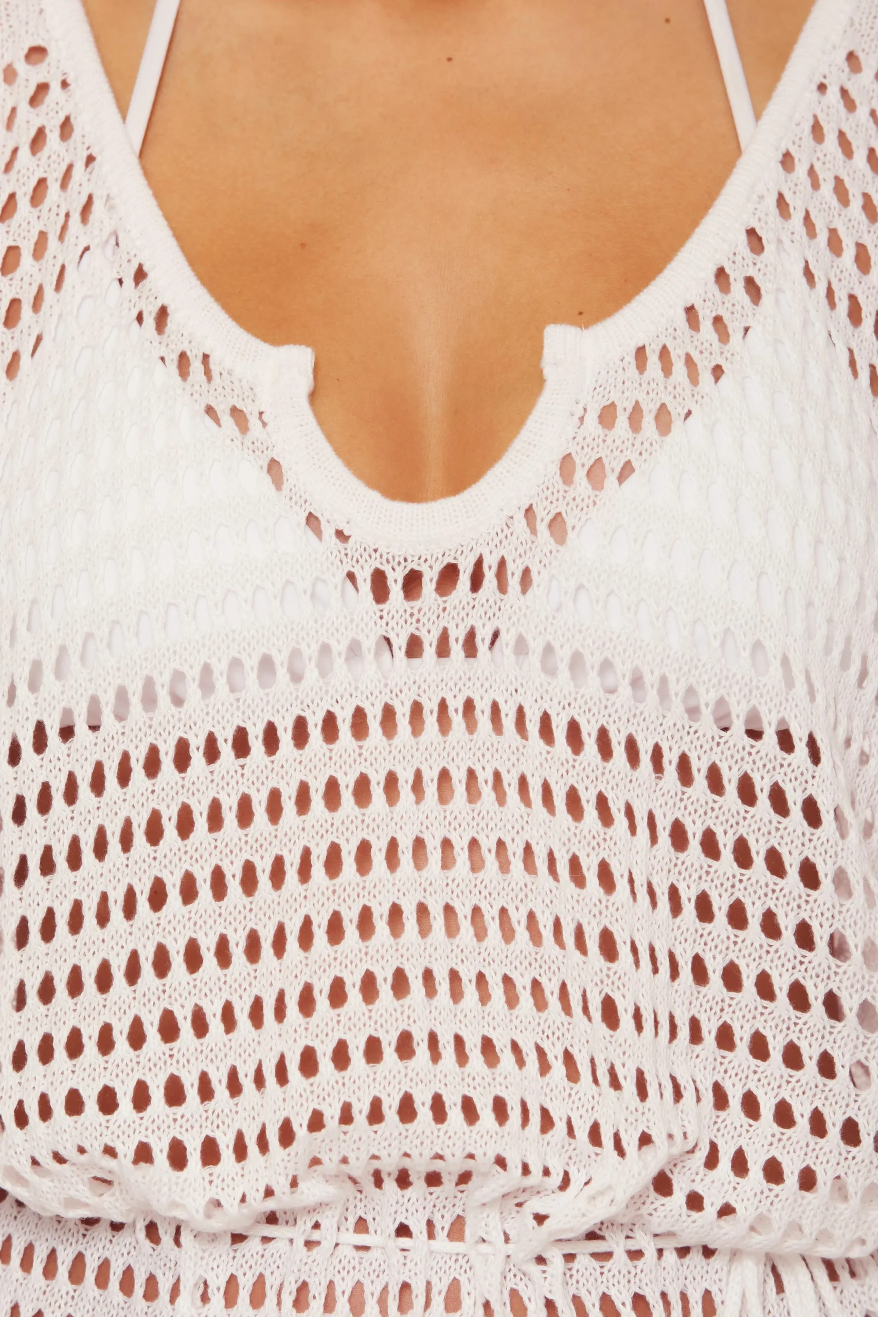 Becca PLAYA CROCHET DRESS |CORAL ROSE|OASIS|WHITE Hot