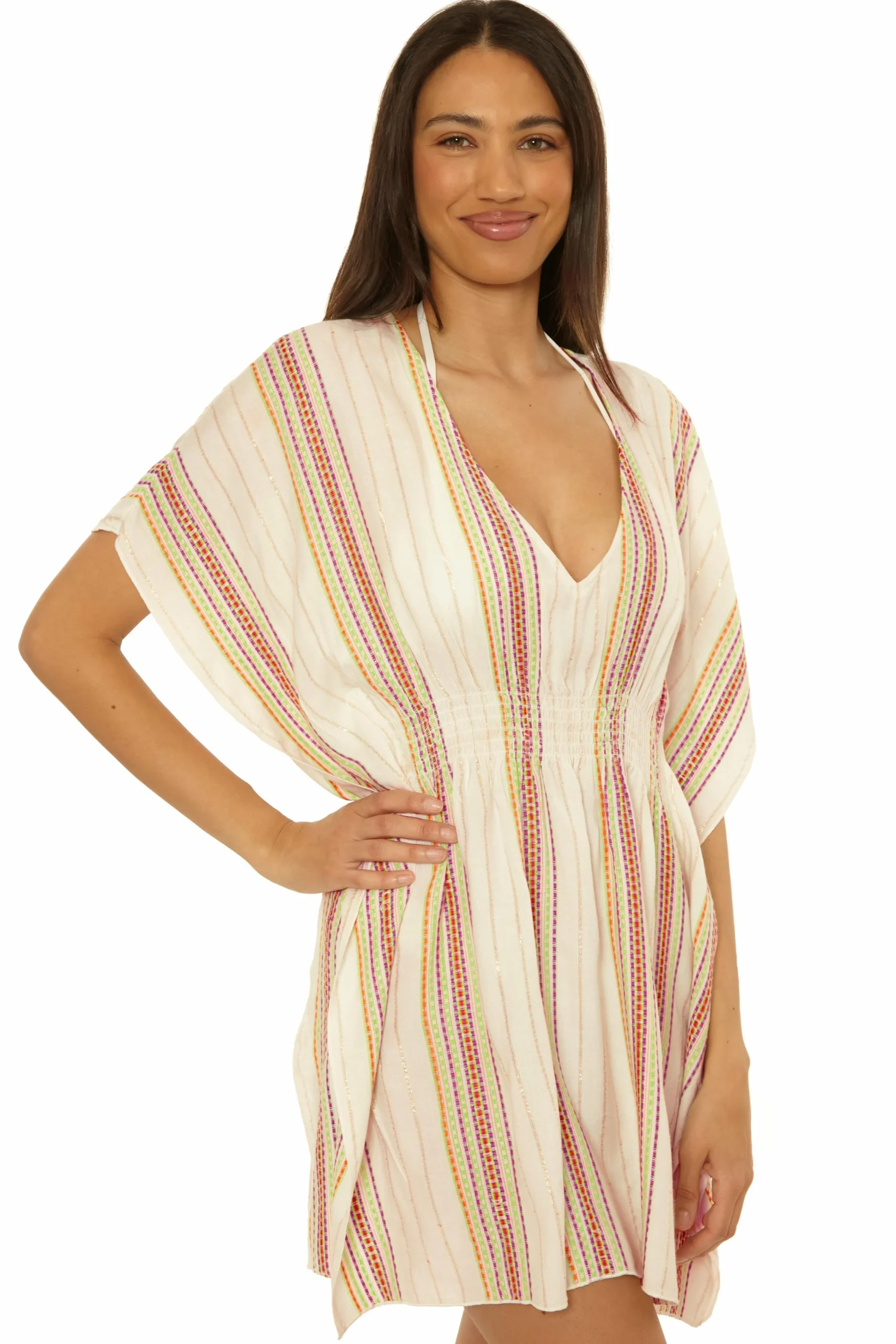 Becca RADIANCE WOVEN TUNIC |WHITE/MUL Best