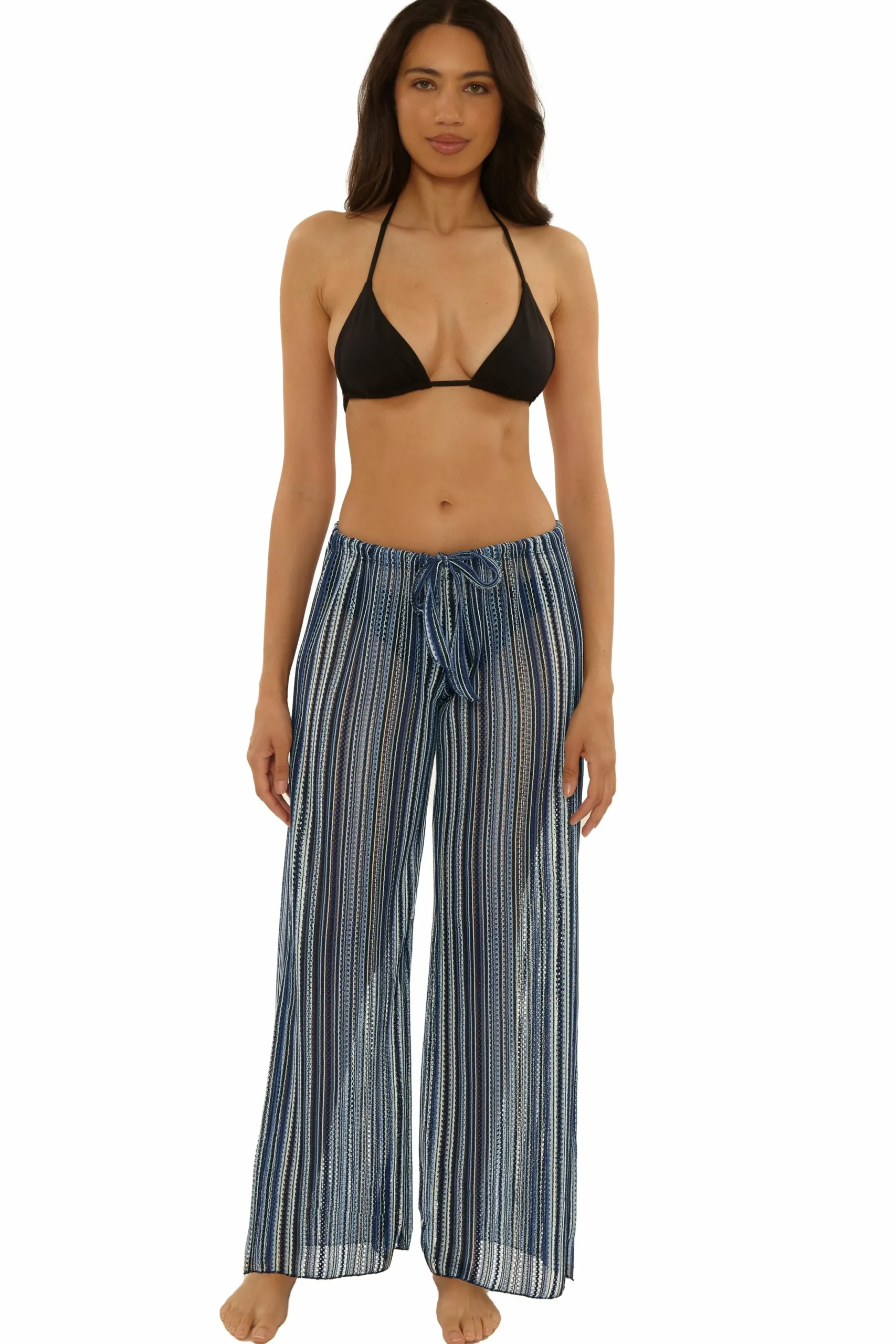 Becca SEASIDE SLIT PANT |MOCHA/TAN|APPLE/TAN|BLACK|LAPIS MULTI Outlet
