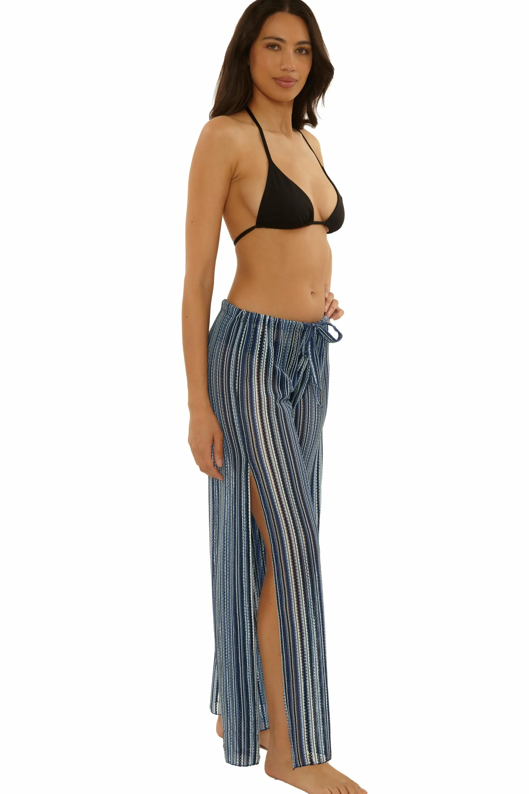 Becca SEASIDE SLIT PANT |MOCHA/TAN|APPLE/TAN|BLACK|LAPIS MULTI Outlet