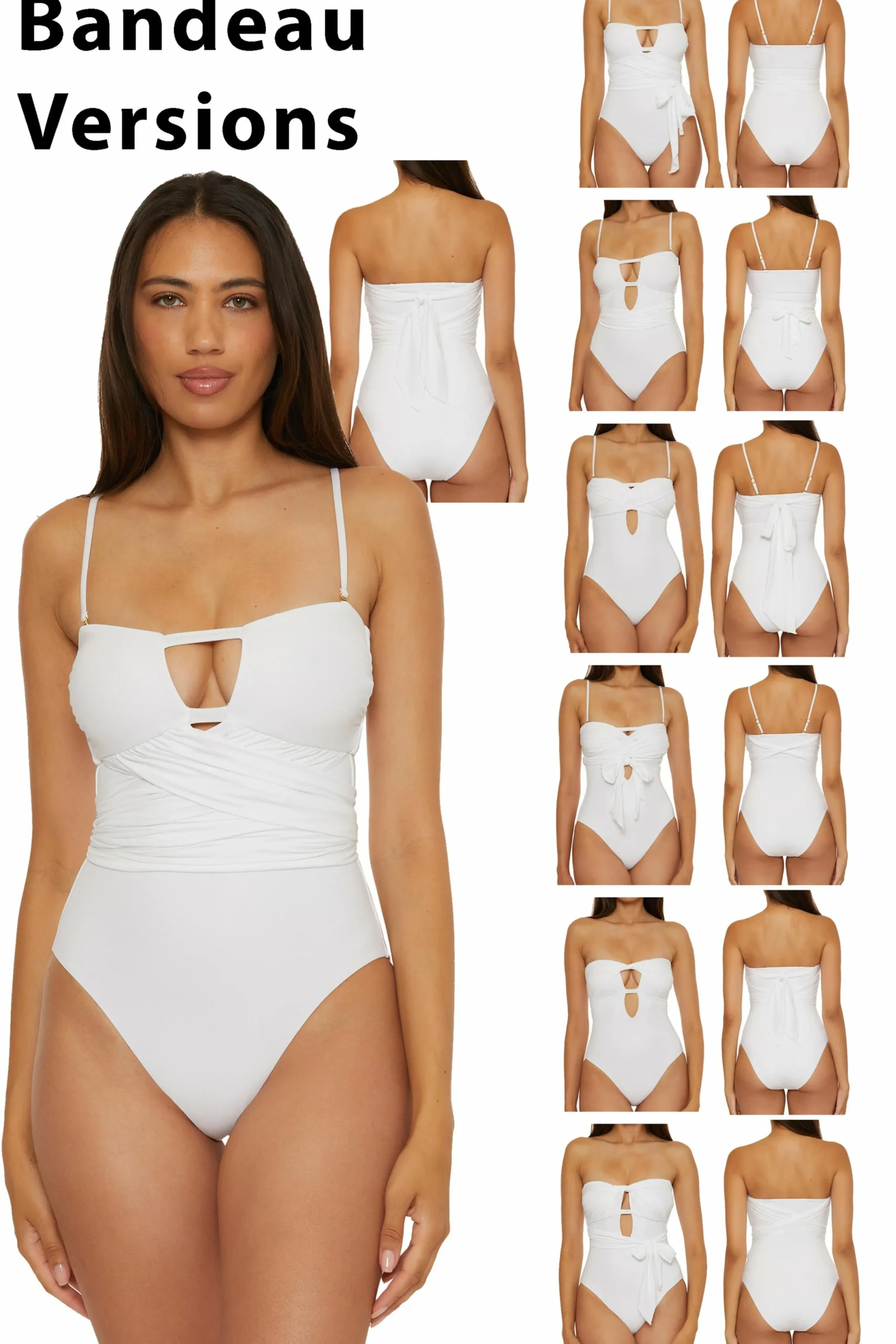 Becca THE BUTTERFLY 1-PIECE |WHITE|BLACK